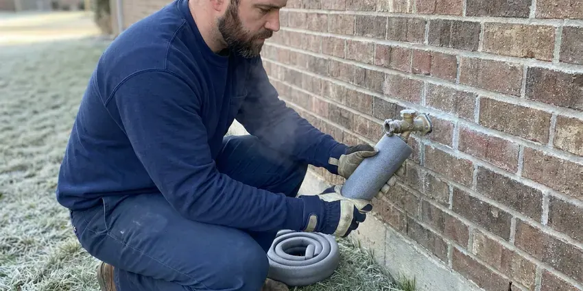 BFK Plumbing technician providing water damage restoration in Louisville