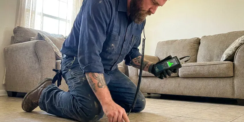 BFK Plumbing technician providing walls waterproofing in Louisville